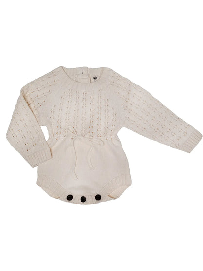 Cotton Sweater Romper