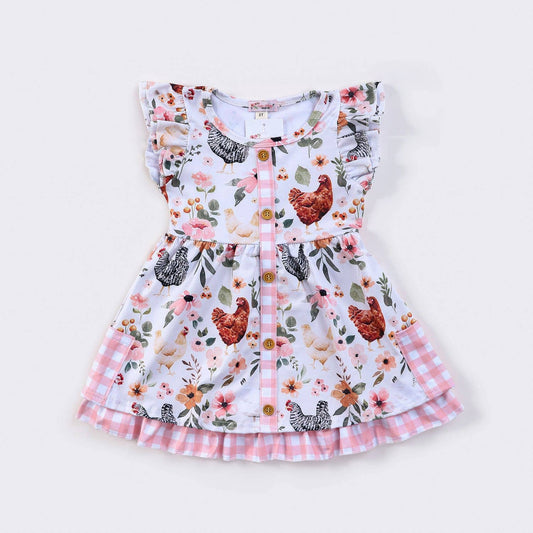 Spring Chicken Girls Dress
