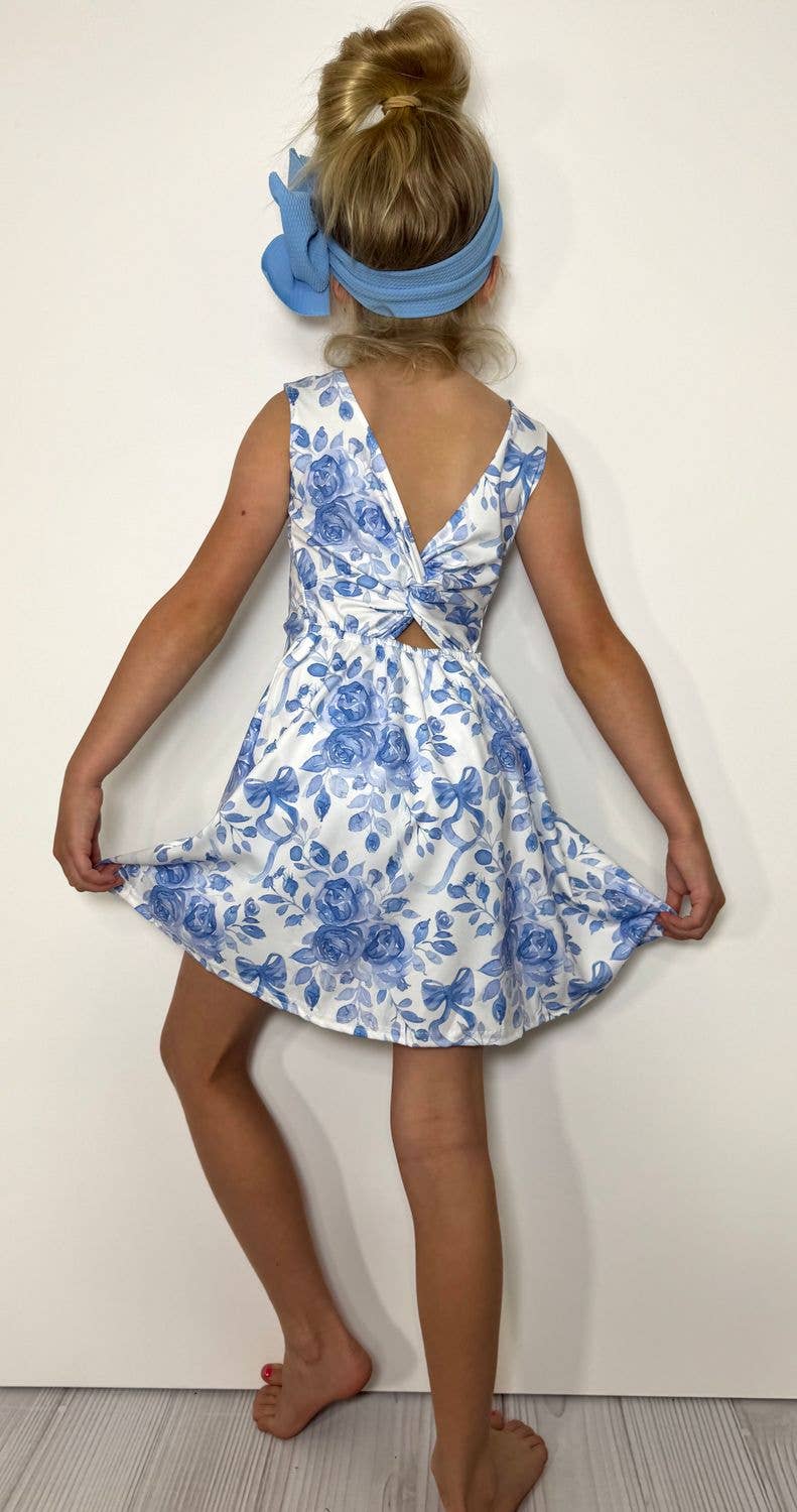Prussian Rose Athletic Girls Dress