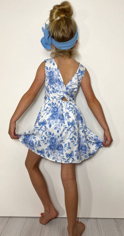 Prussian Rose Athletic Girls Dress