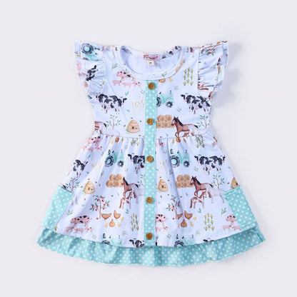 Hobby Farm Summer Girls Dress