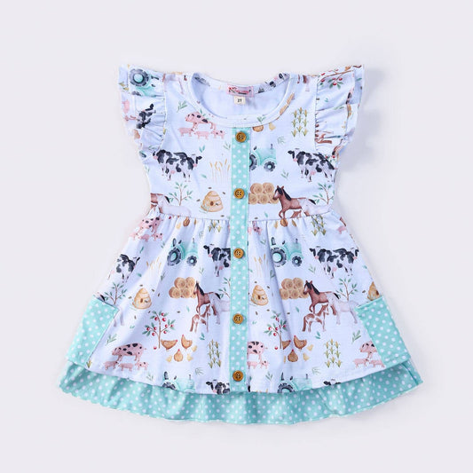 Hobby Farm Summer Girls Dress