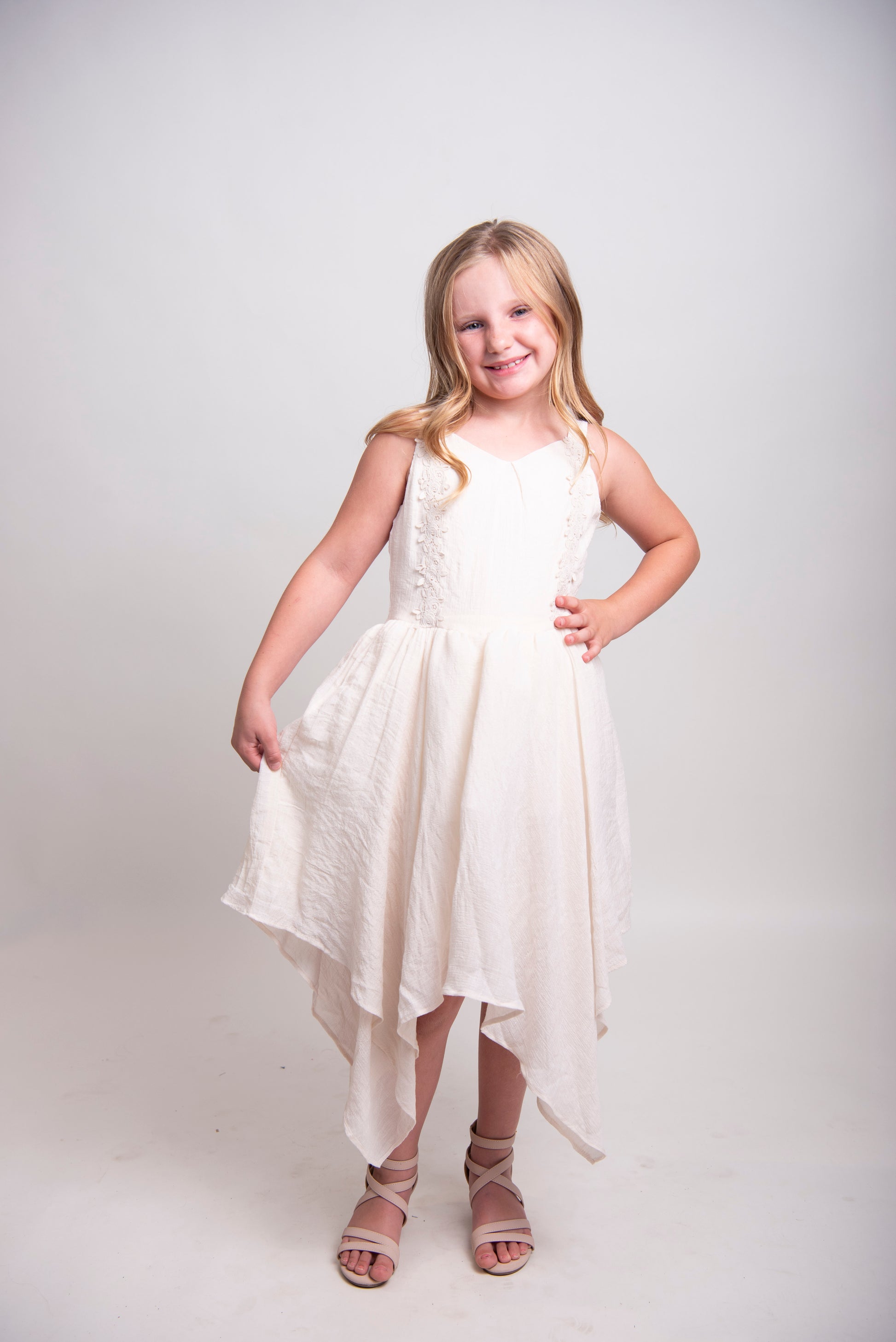 tween girl special occasion dress for summer 